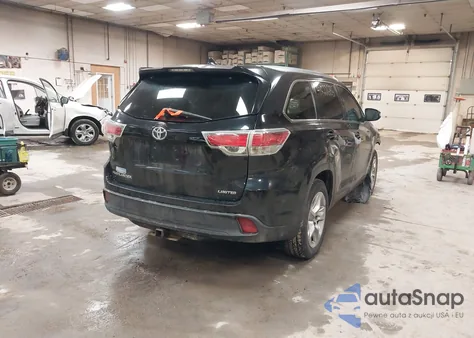 2015 Toyota Highlander Limited V6 from USA, damaged, VIN 5TDYKRFH9FS050982